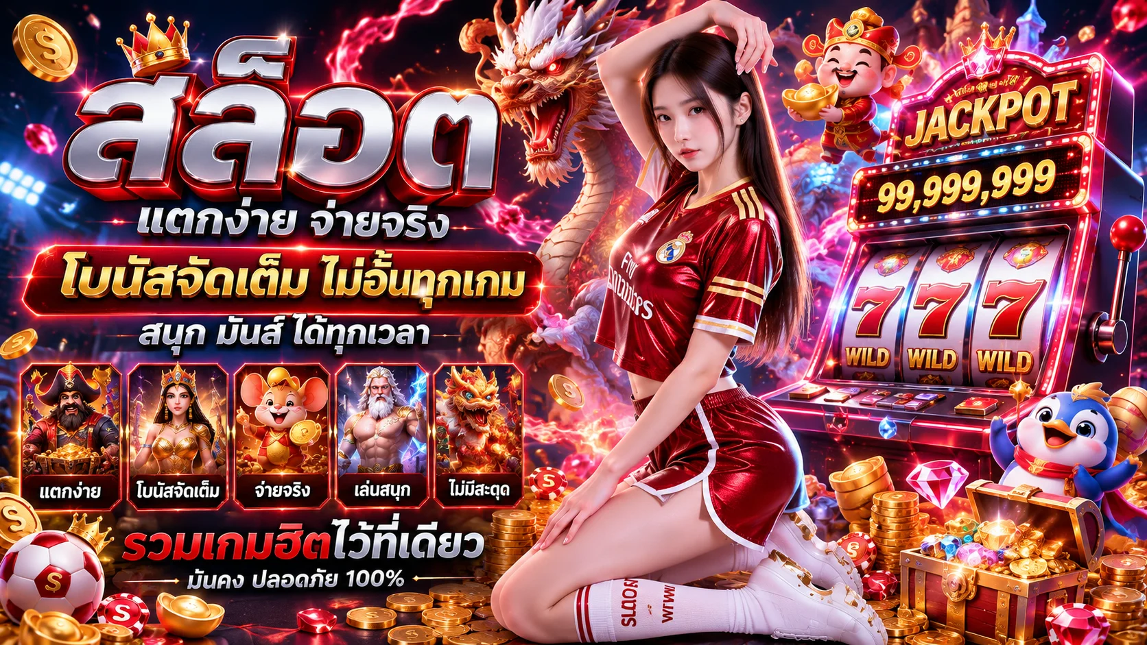 สล็อต PG Slot เกมกราฟิกสวยบน CHOKDII